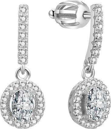 Produktbild Beneto Silver earrings with zircons TAGUP1647S (L)