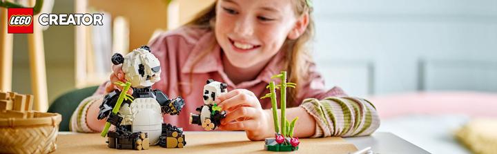 Immagine prodotto LEGO Wilde Tiere: Pandafamilie (31165, LEGO Creator 3-in-1)