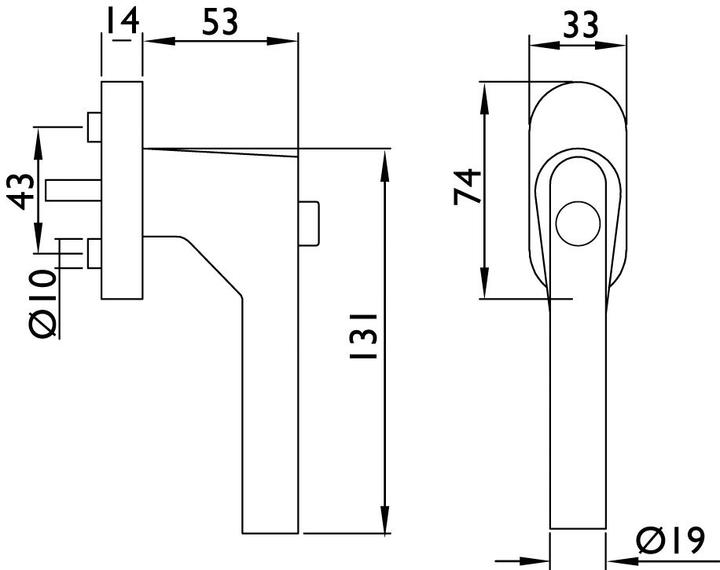 Actual product image Mega Window handles
