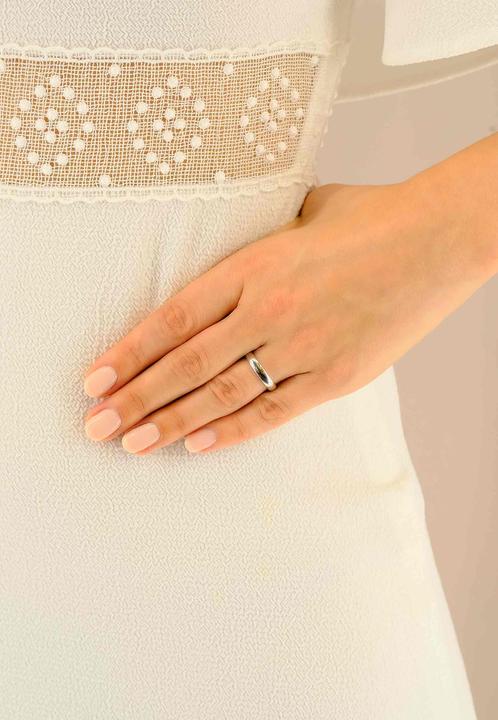 Actual product image Muau Wedding ring (56, 950 Platinum)
