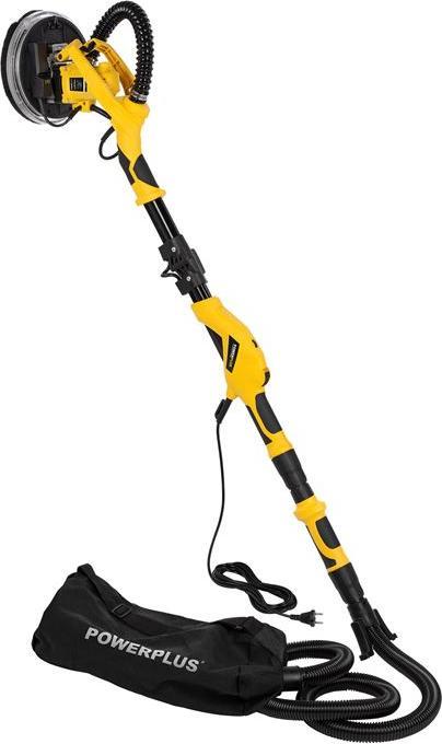Produktbild Powerplus Trockenausbau-schleifer teleskopisch 1050W Ø225mm - 6 Acc. (Tellerschleifer, 1050 W)