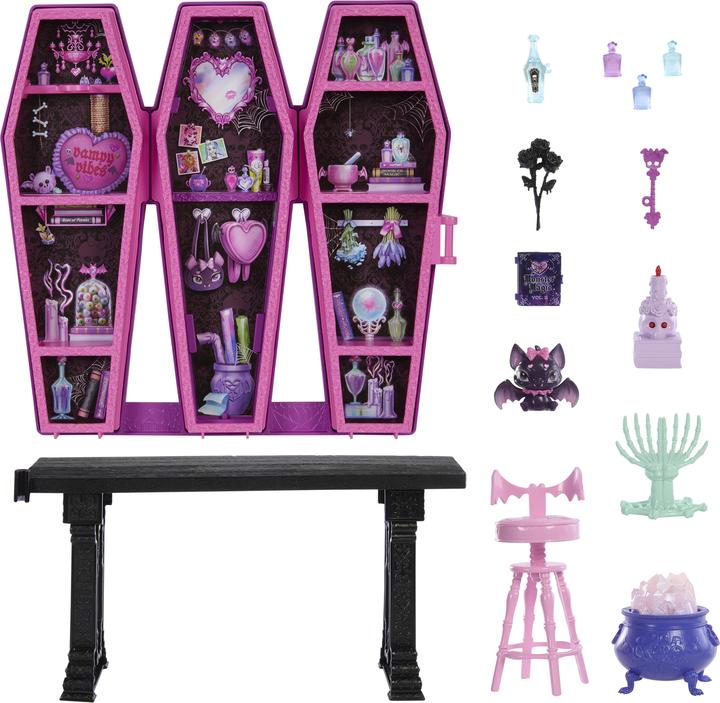 Produktbild Monster High Draculaura Geheimniss Zaubertränke Zimmer Spielset