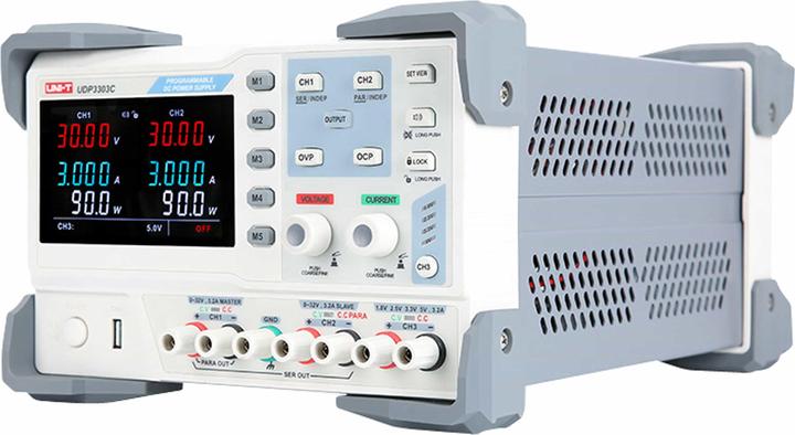 Produktbild Uni-T Labornetzteil UDP3303C, 3-Kanal, RS232, 0...30 V, 0...3 A, 195 W