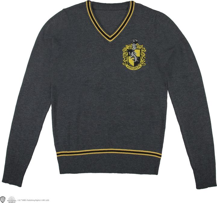 Hufflepuff - Grey Knitted Sweater - X-Small (XS)