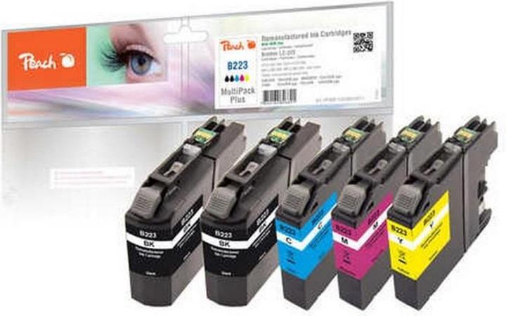 Image du produit Peach Encre Brother LC-223 Multipack Plus (M, C, Y)