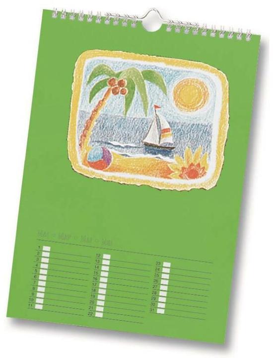Actual product image Folia Permanent calendar A4 colored (A4, German)