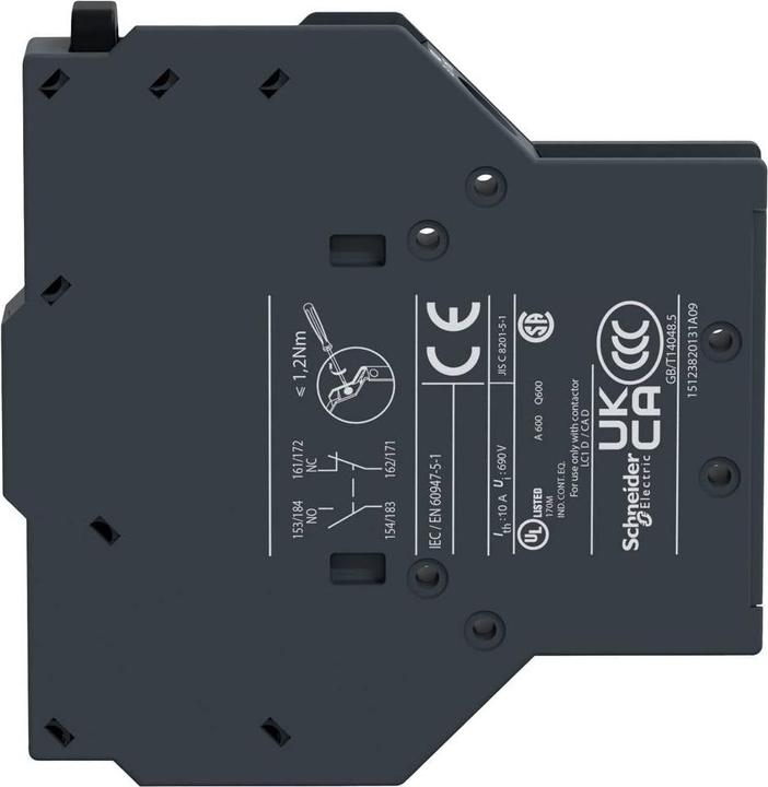 Immagine prodotto Schneider Electric Blocco contatti ausiliari 1 contatto NA 1 contatto NC
