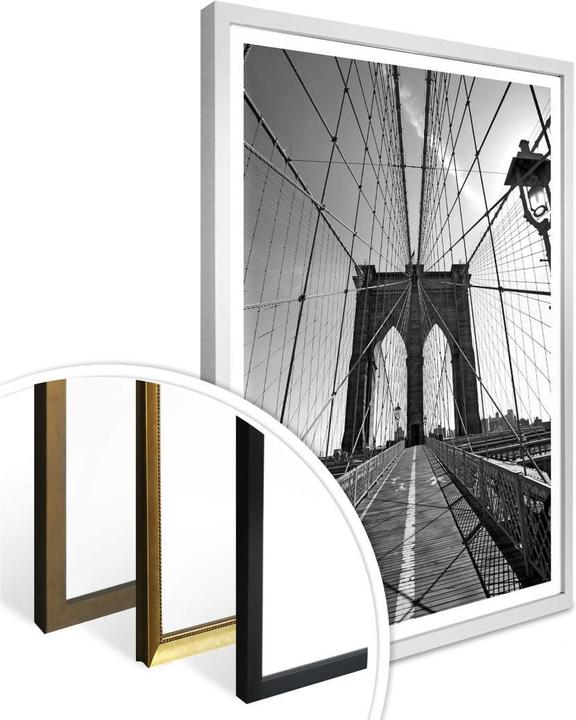 Image du produit Trenddeko Perspective du pont de Brooklyn (30 x 40 cm)