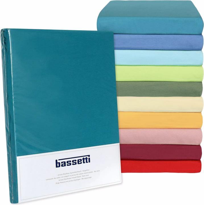 Produktbild Bassetti Jersey-Elasthan Spannbetttuch (180x200 cm, 200x200 cm)