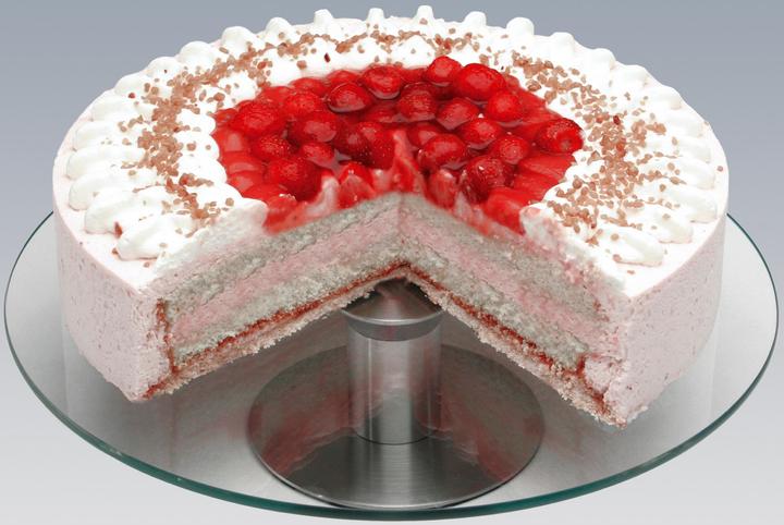 Actual product image CHG Cake plate rotatable