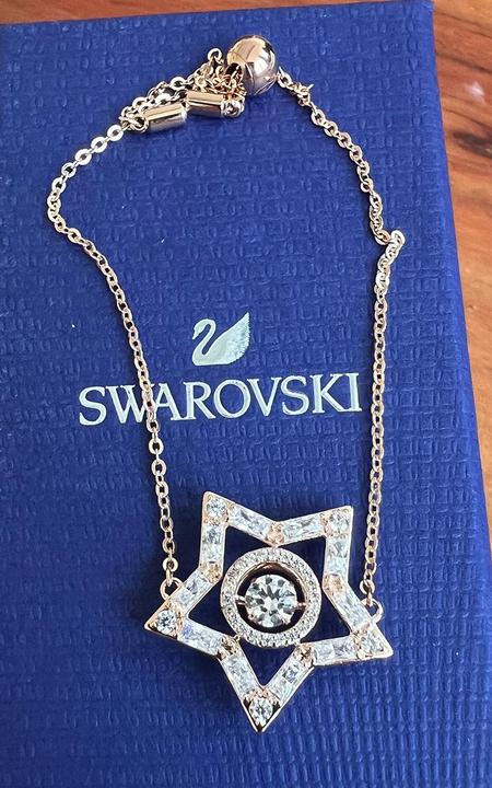 Produktbild Swarovski Armband Stella rosè 5617882 (24 cm, Metall mit Roségoldton-Legierungsschicht)