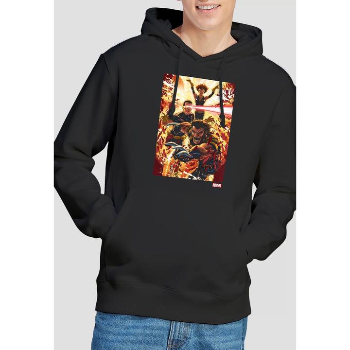 Actual product image Mens X-Men Wolverine Cyclops Jean Grey Hoodie (S)