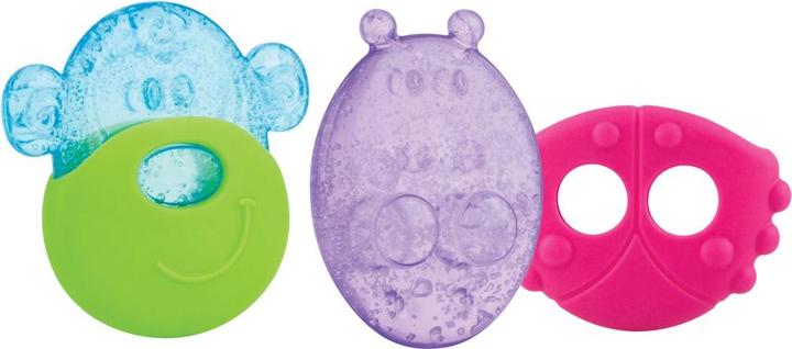 Nuby Anneau de dentition réfrigérant Animaux avec couverture