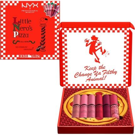 Produktbild NYX Professional Make-Up Nyx Professional Makeup Home Alone Butter Gloss Pizza Vault Pink und Rot (Pizza Vault Pink and Red)