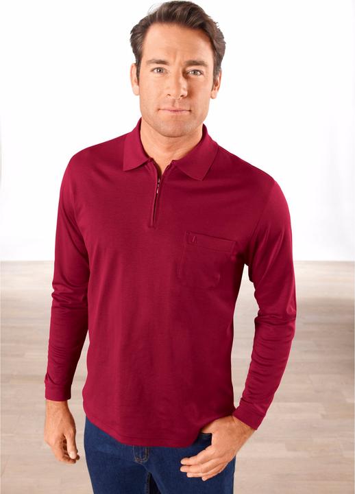 Image du produit Ragman Polo homme, manches longues (M)