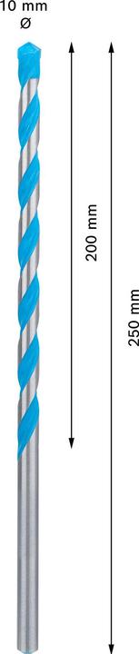 Image du produit Bosch Professional Zubehör Foret EXPERT CYL-9 MultiConstruction, 10 x 200 x 250 mm (10 mm)