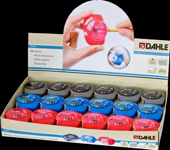 Dahle Plastic sharpener 8mm DISPLAY ass.