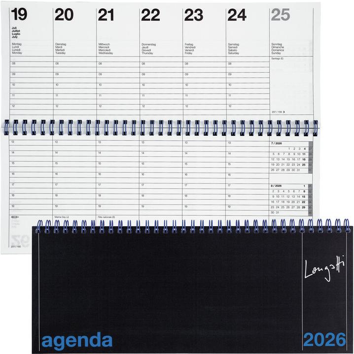 Immagine prodotto Biella Agenda da tavolo LONGATTI (29,8 x 11,7 cm)
