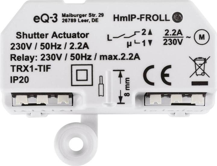 Actual product image Homematic IP Set of 3 UP shutter actuators (Shutter actuator)
