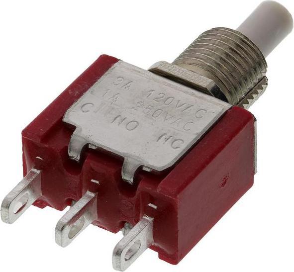 Actual product image Rs Pro PB Switch,SP, keyway threaded solder lug