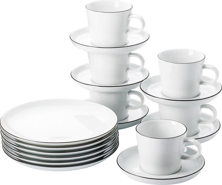 Produktbild Arzberg Cucina Basic Colori Black (18 Stück)