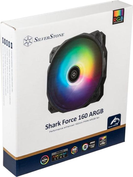 Produktbild Silverstone Shark Force 160 ARGB (160 mm, 1 x)