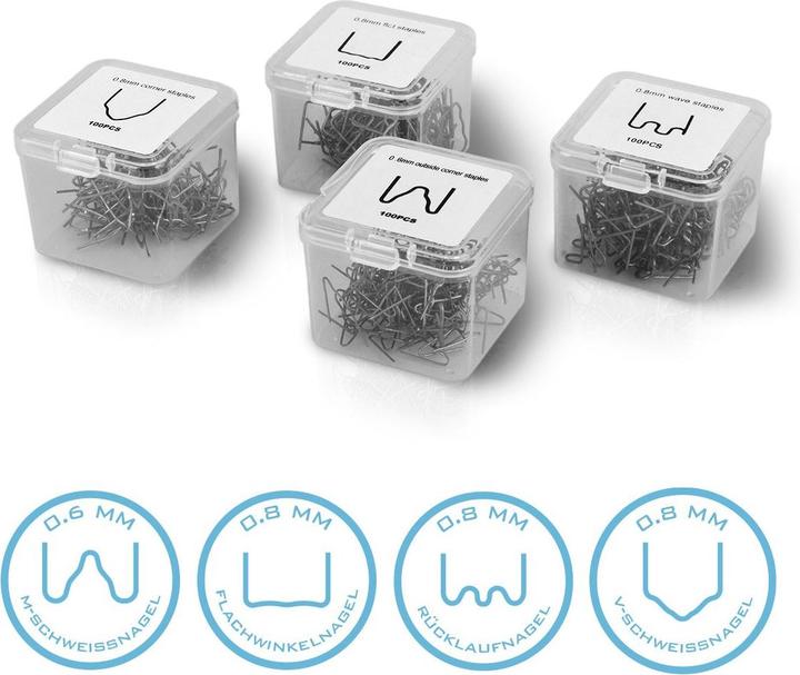 Immagine prodotto Stahlwerk Set di riparazione in plastica Saldatore in plastica Cucitrice a caldo Smart Repair