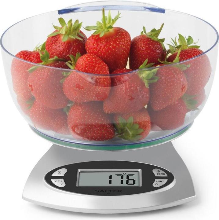 Actual product image Salter 1069 SVDR 5 kg electronic kitchen scale - Sidabrinis