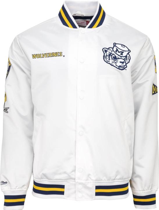 Produktbild Mitchell & Ness City Lightweight Satin Jacke University Michigan - XL (XL)