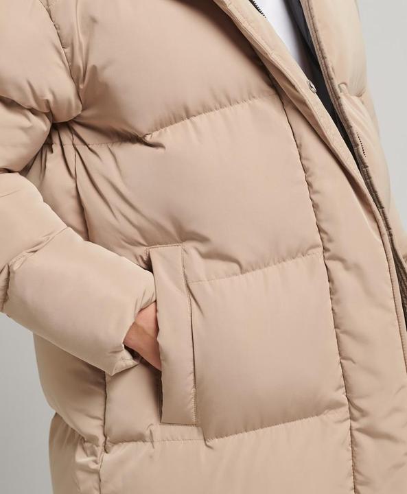 Produktbild Superdry lange daunenjacke mit kapuze, damen (XL)