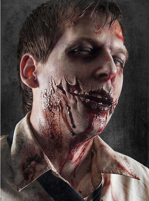 Actual product image Metamorph Zombie - latex wound