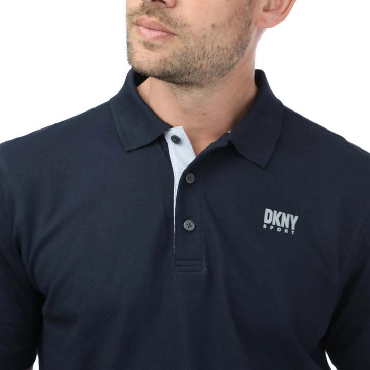 Actual product image DKNY Unisex Adult Tonal Logo Polo Shirt (L)