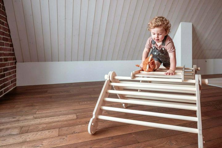 Produktbild Müggi Wandelbares Pikler Kletterdreieck Set mit Rutsche