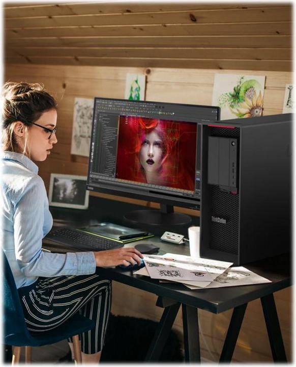 Produktbild Lenovo ThinkStation P620 (AMD Ryzen ThreadRipper PRO 5945WX, 64 GB, 1000 GB)