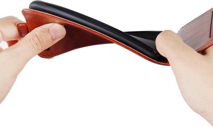 Actual product image Cover-Discount Classic Leather Flip Case (Apple iPhone XR)
