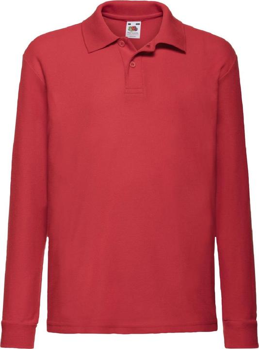 Actual product image Fruit of the Loom Polo shirt long sleeve (14, 15)