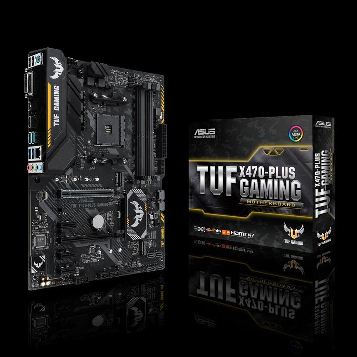 Produktbild ASUS TUF X470-Plus Gaming (AM4, AMD X470, ATX)