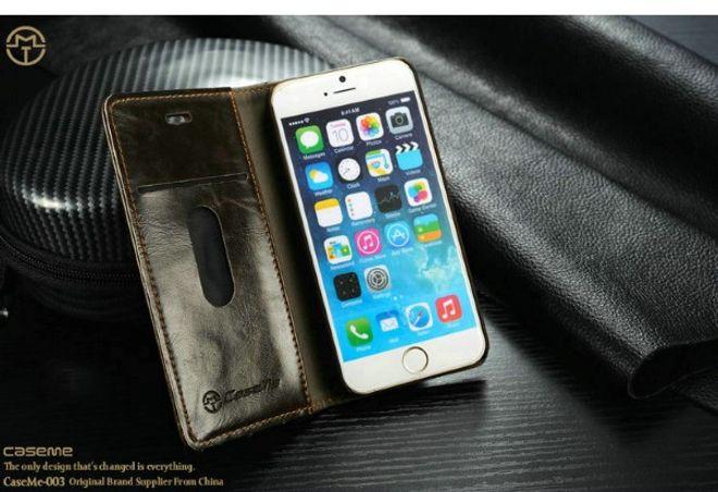 Produktbild Caseme Klassische Leder Hülle (Apple iPhone 6s Plus, Apple iPhone 6 Plus)