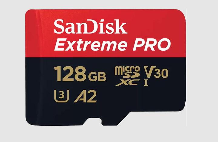 Image du produit SanDisk Extreme PRO UHS-I V30 (128 Go, microSDXC, U3, UHS-I)