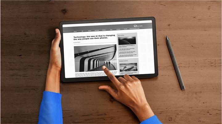 Actual product image Lenovo Tab M10 Plus (3rd Gen) (4G, 10.61", 128 GB, storm grey)