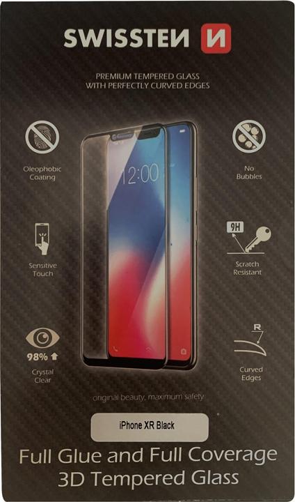 Produktbild Swissten Ultra Durable 3D Full Glue Glass (1 Stück, Apple iPhone XR)