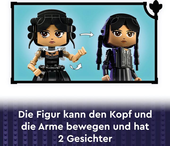 Actual product image LEGO Wednesday Addams construction figure (76780, LEGO Wednesday)