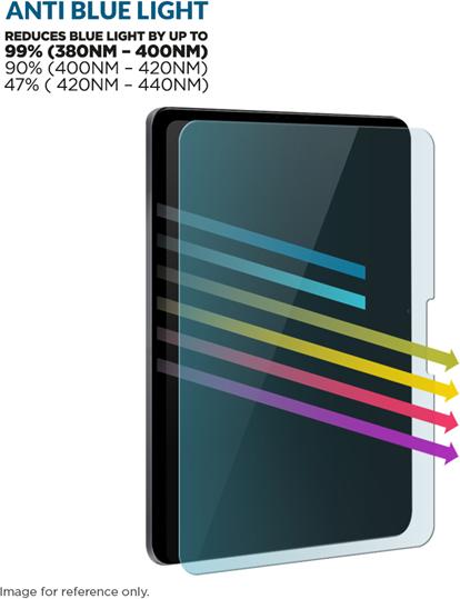 Actual product image Eiger Anti-reflektierendes Glas mit Blaulicht-Filter Full Screen Fit Mountain Blue Tablet Screen P (1 Piece, iPad Pro 11 2024 (M4))