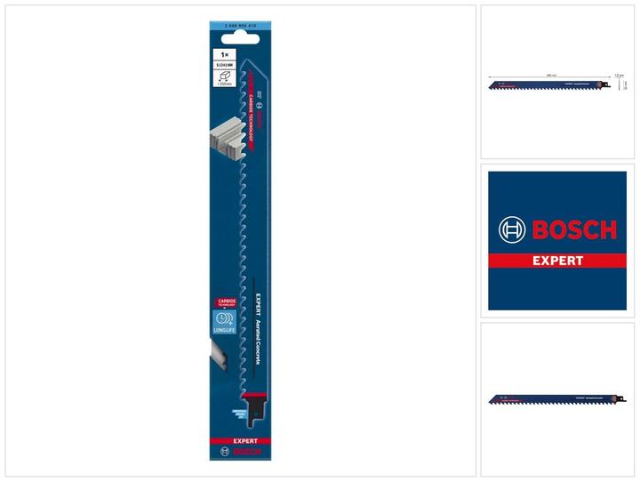 Image du produit Bosch Professional Zubehör Lame de scie sabre Expert 'Aerated Concrete' S 1241 HM, 1 pièce