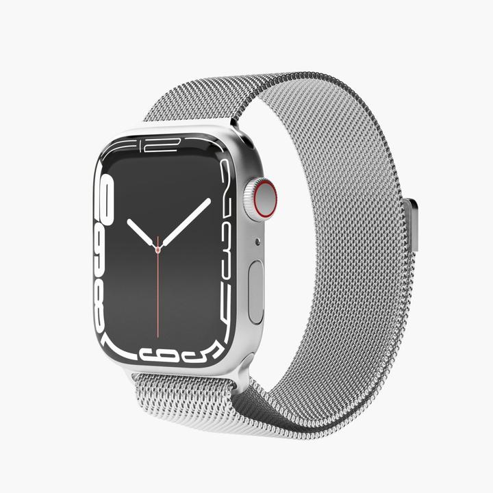 Actual product image Vonmählen Milanese Loop (42 mm, 44 mm, 45 mm, 49 mm, Stainless steel, Apple Watch Ultra, Apple Watch Series 1, Apple Watch Series 2, Apple Watch Series 3, Apple Watch Series 4, Apple Watch Series 5, Apple Watch Series 6, Apple Watch Series 7, Apple Watch Series 8, Apple Watch Series 9, Apple Watch SE, Apple Watch Ultra 2)