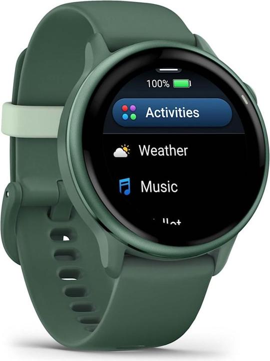 Actual product image Garmin vivoactive 6, GPS, Jasper Green/ J. Green Metallic, WW (42 mm)