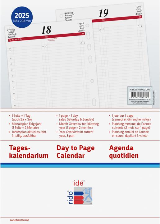 Produktbild Idé TIMING Jahresinhalt (A5)
