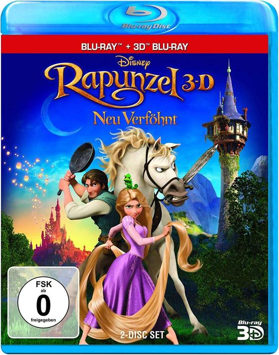 Actual product image Rapunzel New Spoiled (3D Blu-ray, 2010, Swedish, Russian, English, Icelandic, German, Danish, Finnish, Norwegian)