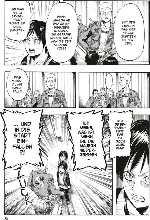 Actual product image Attack on Titan, Band 1 (German, Hajime Isayama, 2014)