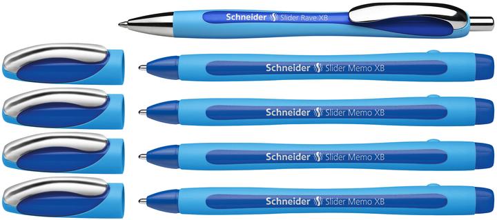 Produktbild Schneider Kugelschreiber (Blau, Schwarz, 4 x)